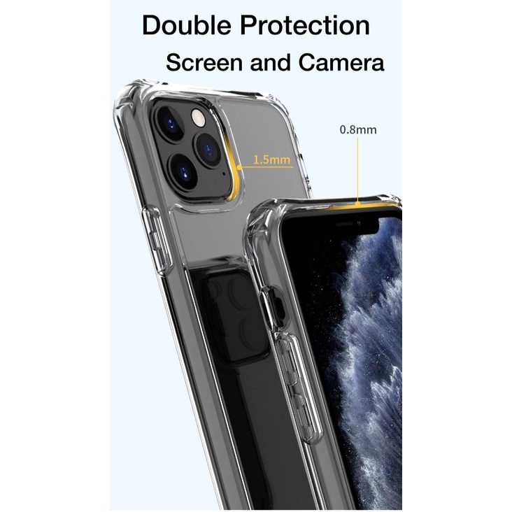 Premium Anti Yellow Aging Hybrid IPHONE Clear Case Iphone X Xs Xr Xs 11 Pro Max 12 Pro Max FH13