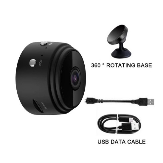 IP CCTV MINI SPYCAM HD1080P Kamera Pengintai Yang Kecil Bisa Di Sembunyikan dan Online Dari HP Kapan