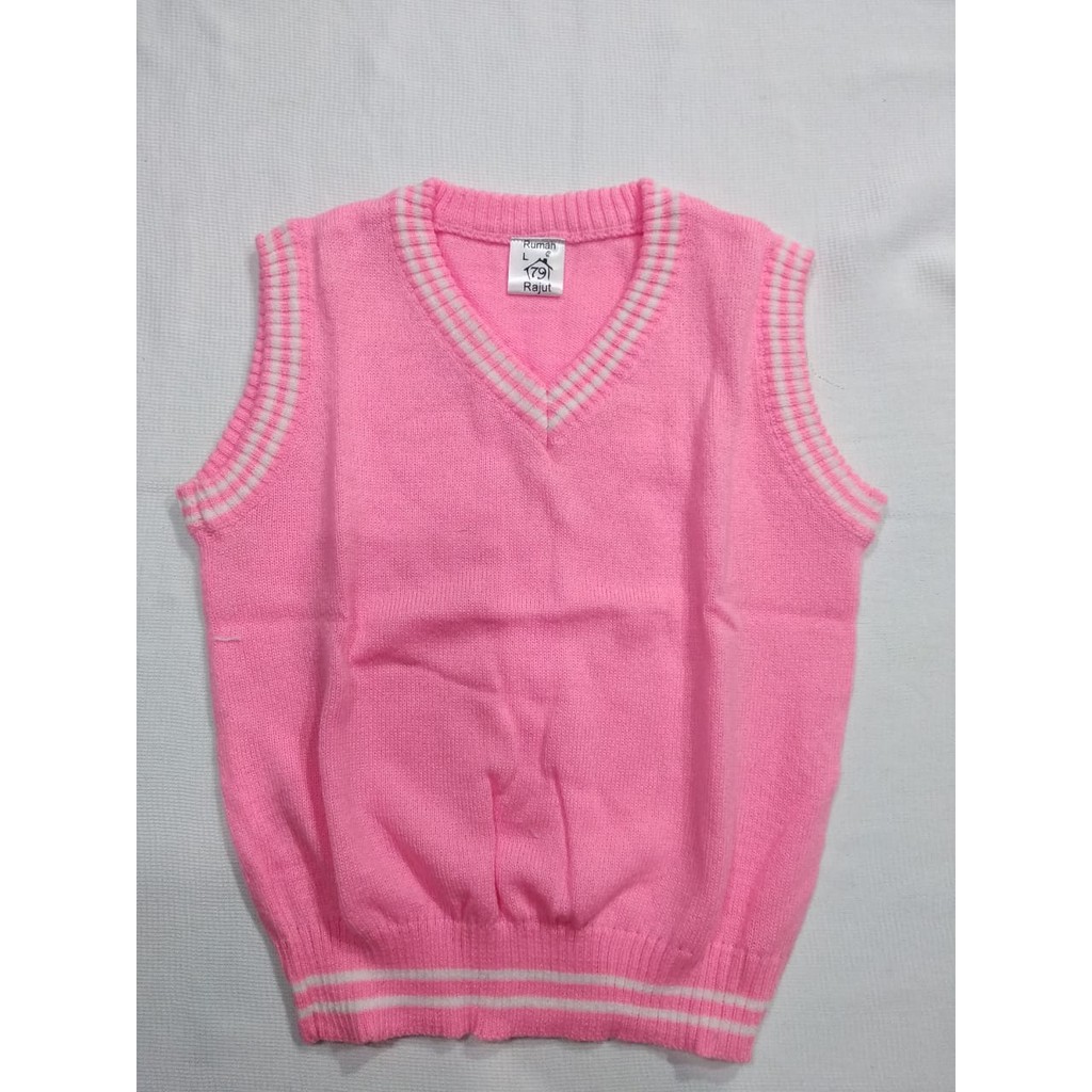 Rompi rajut bayi anak Size XS newborn