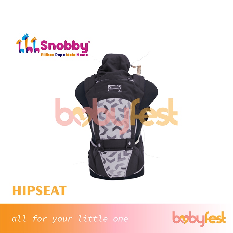 Original Snobby Gendongan Hip Seat Hipseat 6 Posisi Artsy Series Saku Print TPG5841 Baby Carrier