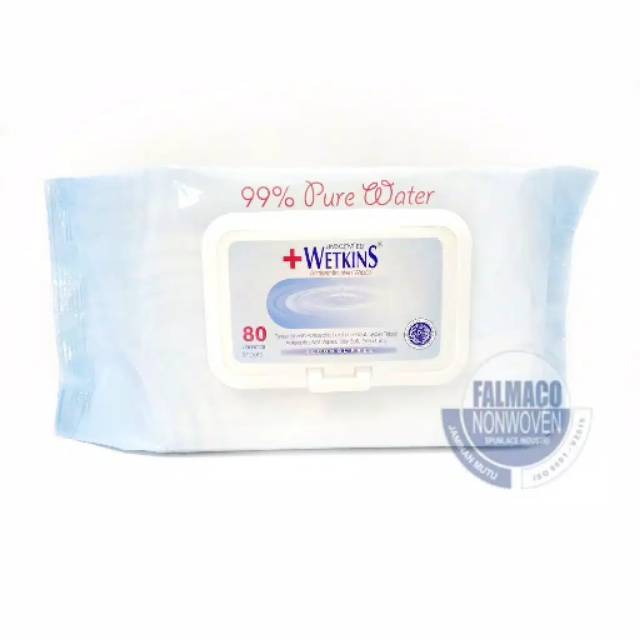 Ready WETKINS TISSUE BASAH ANTISEPTIC 80's