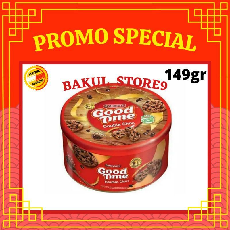 Promo Good Time Double Choc 149 Gr Kaleng Termurah