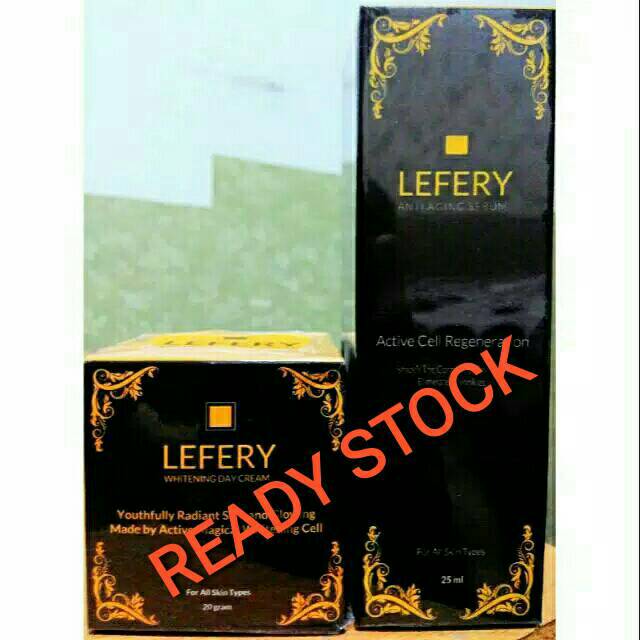 Paket Lefery ACR Serum 25ml & Lefery Whitening Day Cream 20gram Free Ongkir