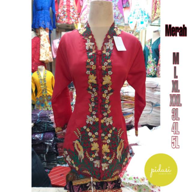 Kebaya encim bordir bango