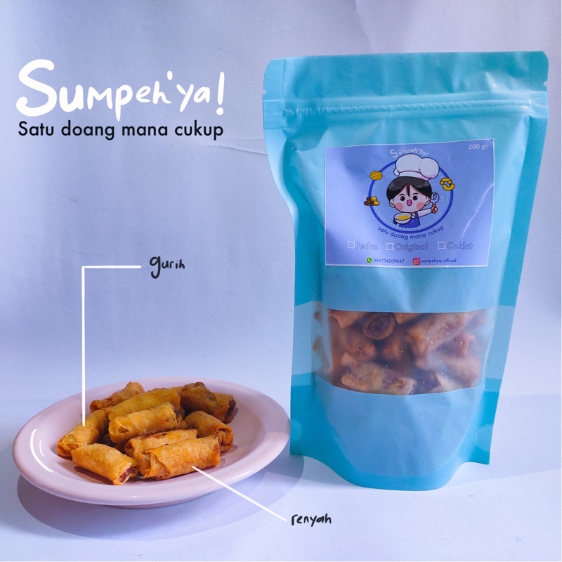 

Sumpia Udang | Sumpeh'ya 200gr | gurih & renyah