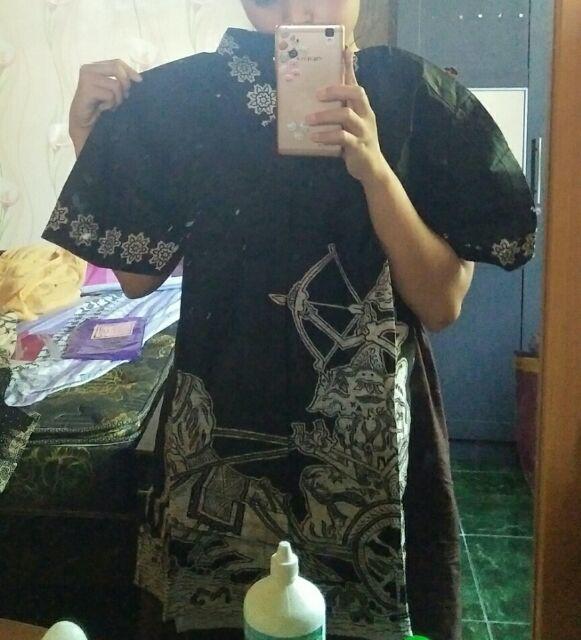 Kemeja Hem Batik Pria Arjuna Memanah Cinta Ekslusive||kemeja Batik Fashion Pekalongan