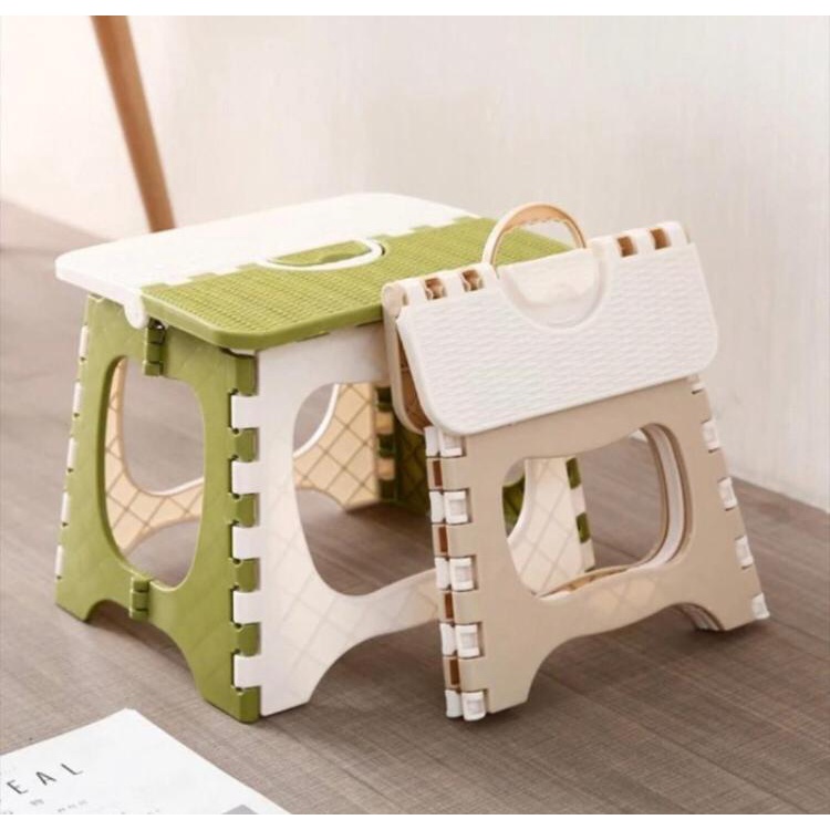 COD ✅ Bangku Lipat Anak Kursi Lipat Mini Plastik Foldable Jinjing Chair portable