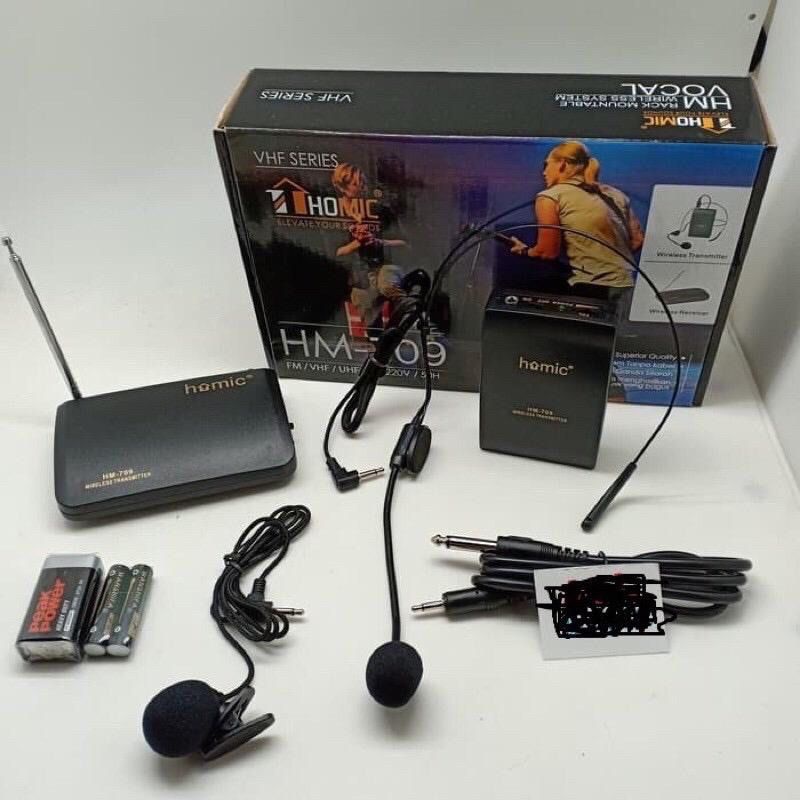 COD MIC BANDO WIRELESS MIC CLIP ON WIRELESS MIC IMAM MASJID MIC SENAM  JERNIH