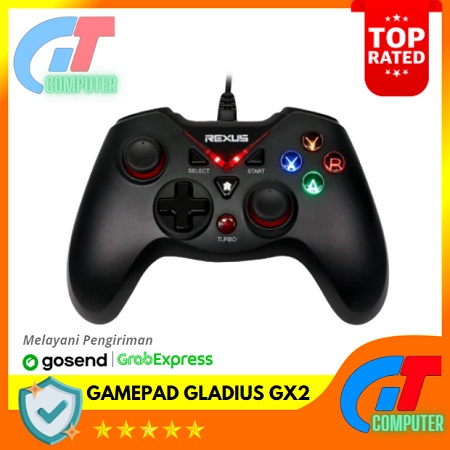 Rexus Gaming Pro Gamepad Gladius GX2 Original Product Gamepad GX 2