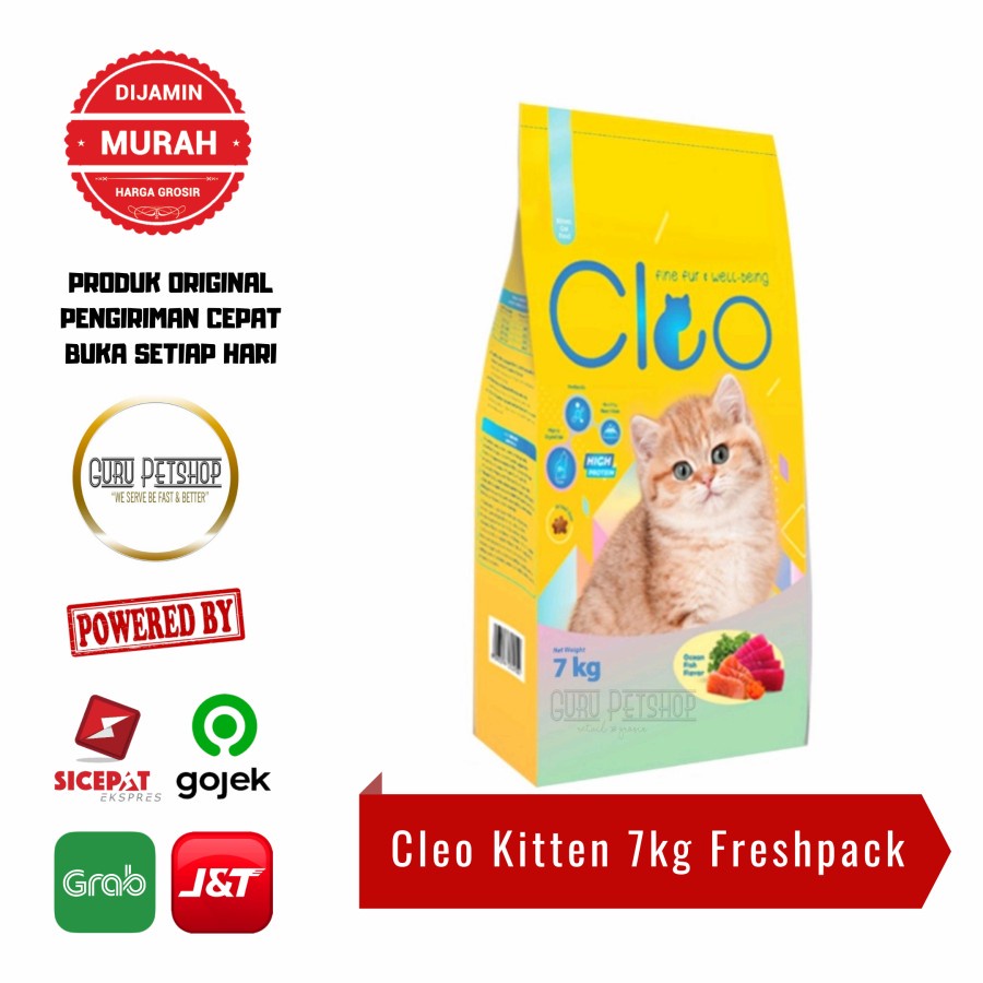 Cleo Kitten Ocean Fish 7kg Cleo Kitten 7kg Freshpack