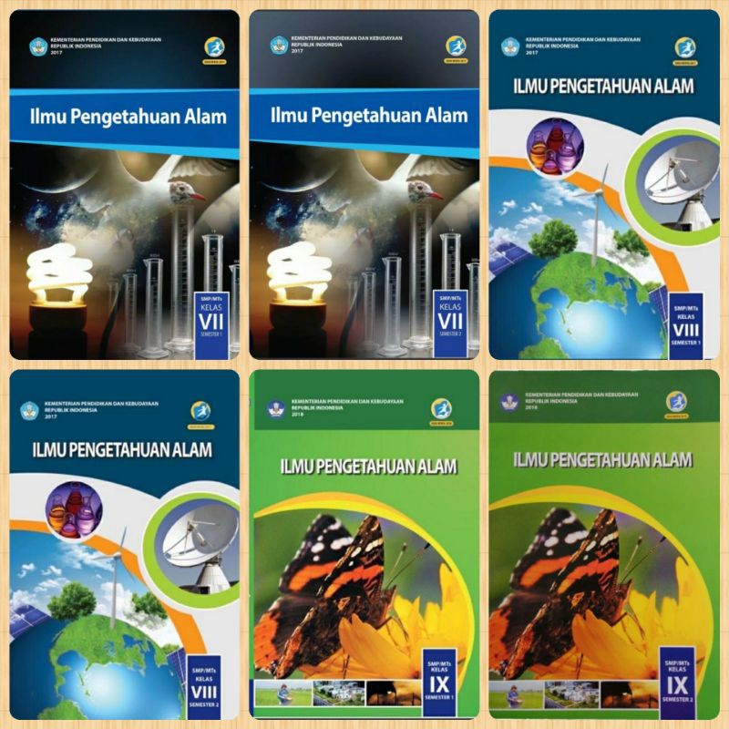 Paket Buku IPA Semester 2 Kelas 7, 8, 9 Kurikulum 2013 Edisi Terbaru