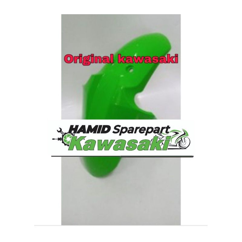 Slebor spakbor depan hijau Ninja 250 300 Fi 250fi 300fi Abs Original kawasaki KGP