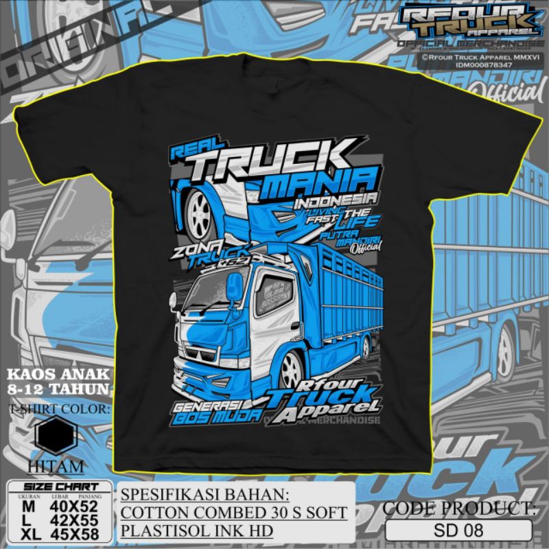 Kaos Truck Mania // Kaos Truk Tawakal // Kaos Truk wonogiri // Kaos Truck Canter // Kaos Anti Gosip