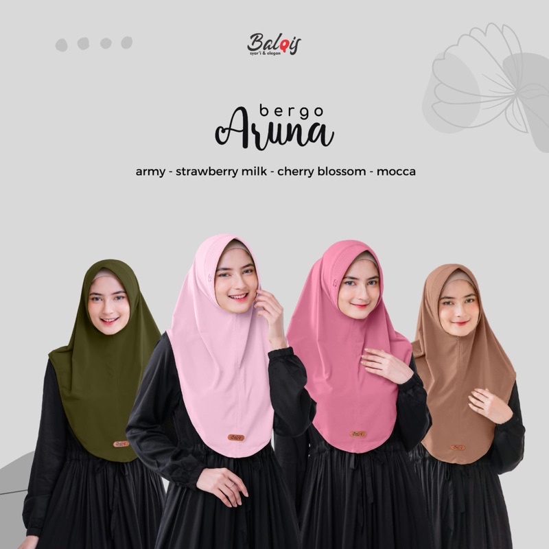 ARUNA BY BALQIS HIJAB | BERGO DAILY SIMPEL