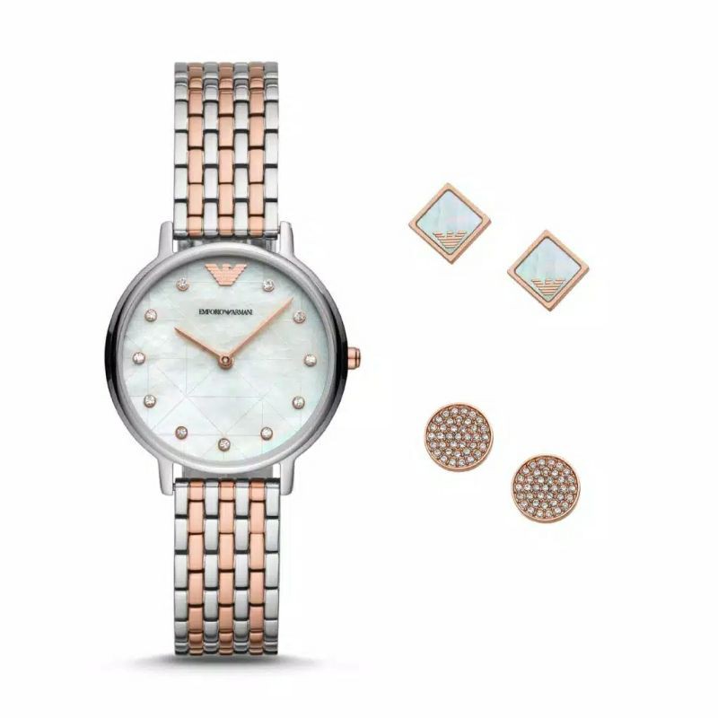 Emporio Armani Kappa - silver - jam tangan wanita