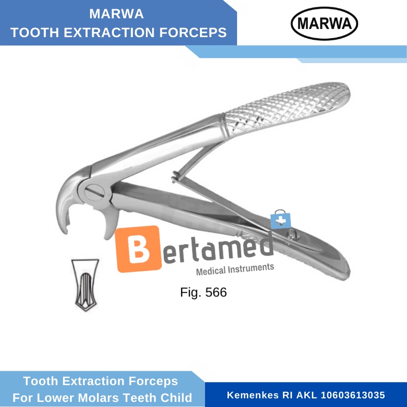 MARWA Tooth Extracting Forcep For Child / Tang Cabut Gigi Anak