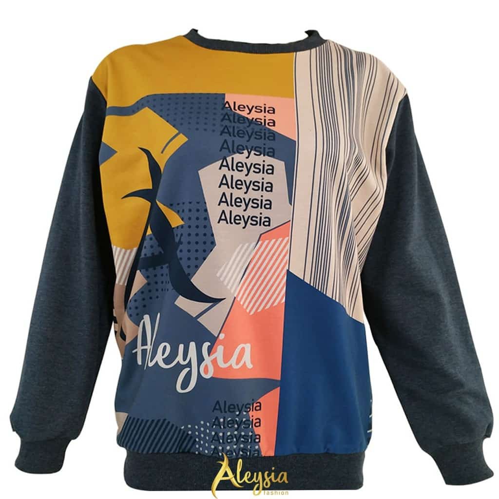 Sweater navy aleysia original cewe