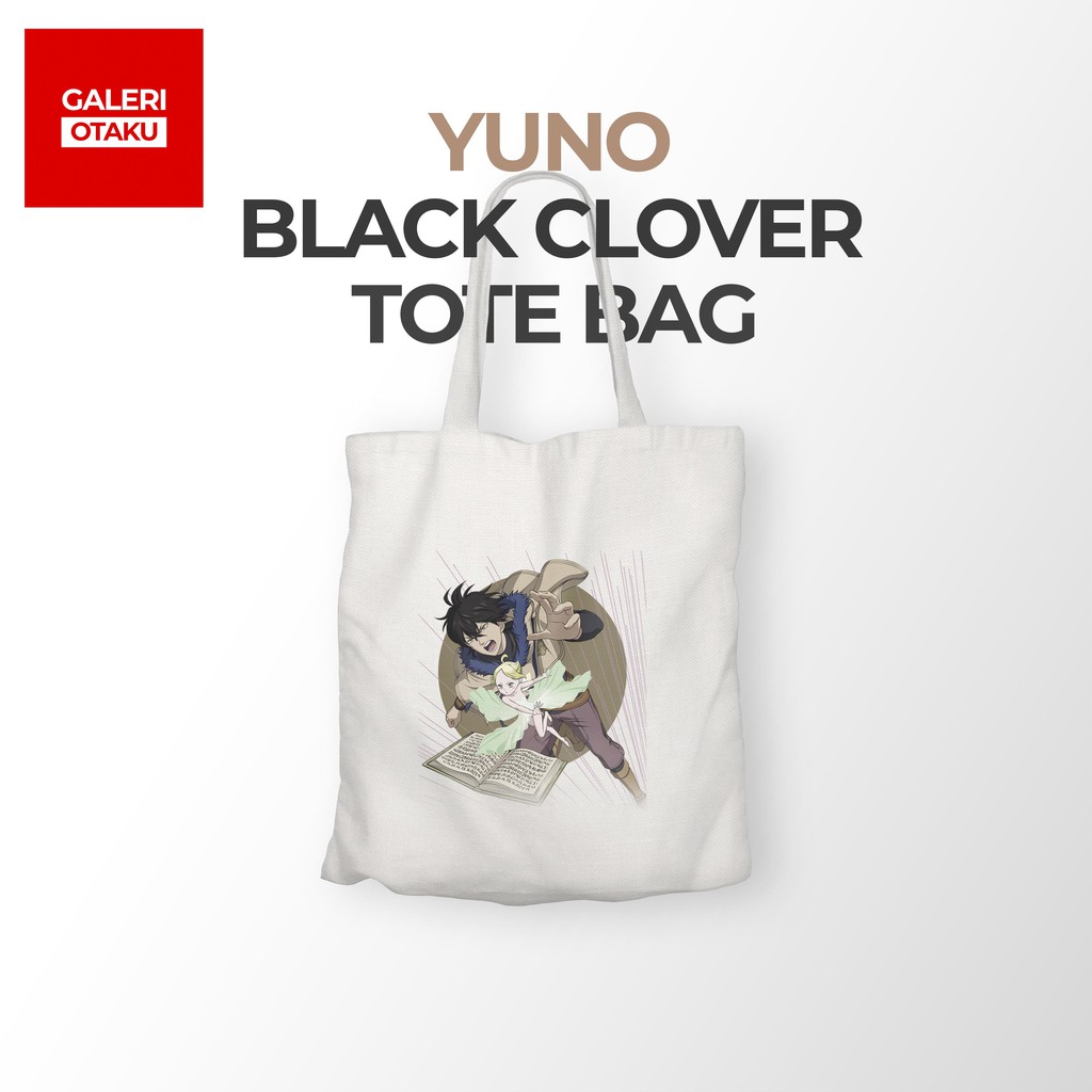 BLACK CLOVER TOTE BAG ANIME YUNO / BLACK CLOVER / TOTE BAG WANITA DAN PRIA