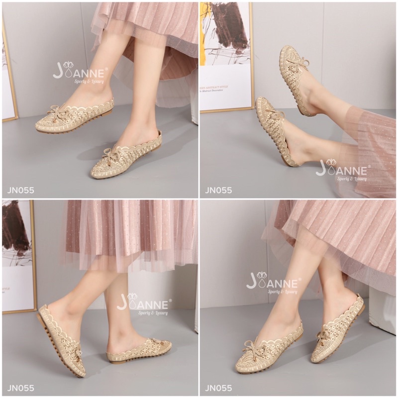 RESTOCK!! [ORIGINAL] JOANNE Slop Loafer Shoes Sepatu Wanita #JN055