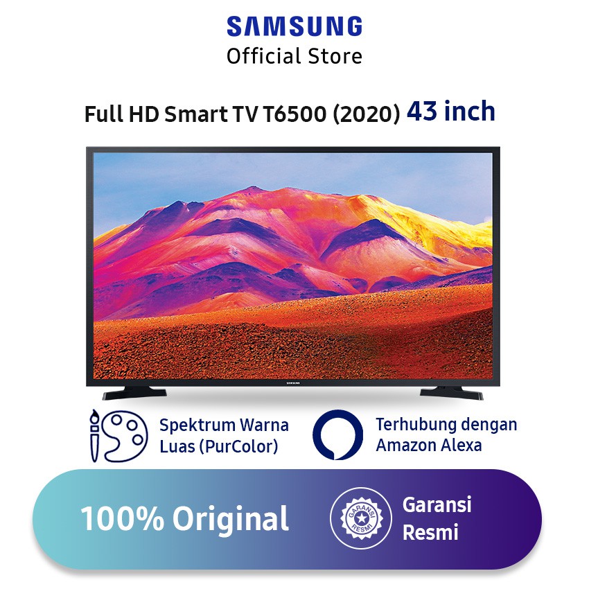 Samsung Full Hd Smart Tv 43 T6500 Ua43t6500 Shopee Indonesia