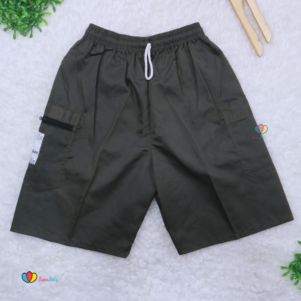  Celana  Hawai Kantong Pria  Polos  Dewasa fit to XL Kantong 