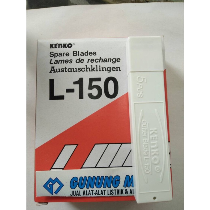 

Mantap Isi Cutter Kenko L-150 (1Pak Isi 5) Hot Sale