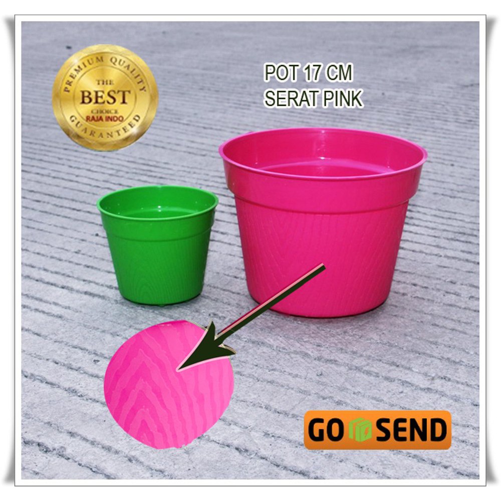 Pot Bunga 17cm / Kopeng 17 Pink Pot Plastik 17 Cm Warna Bibit Bunga Pink Pot tawon 15 17 20 21 Murah