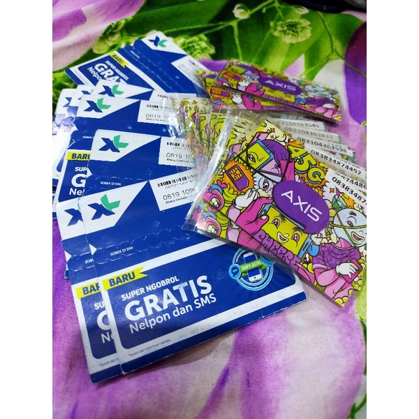 Kartu perdana paketan axis dan xl