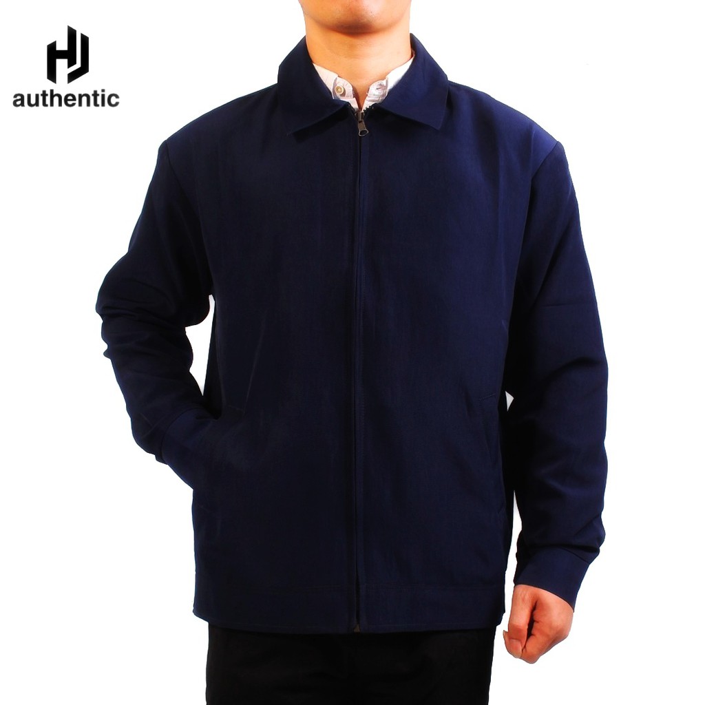 Jasket Pria Cotton Premium Navy Jaket Boss Formal Semi Jas  Kantor Jacket Seragam Santri Almamater
