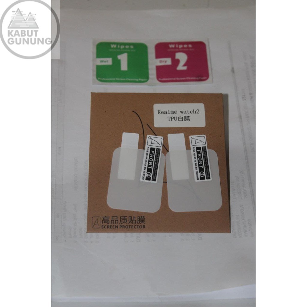 ANTI GORES Pelindung Layar Screen Protector For Realme Watch 2/2 Pro Smartwatch TPU Full