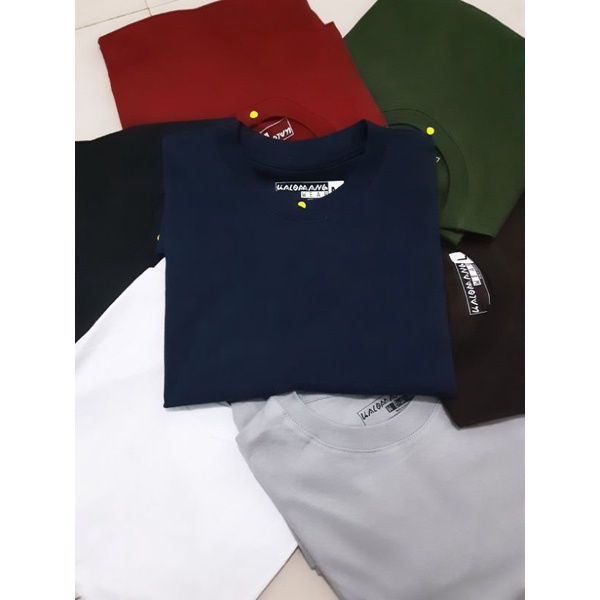 Kaos polos combed 24s Navy