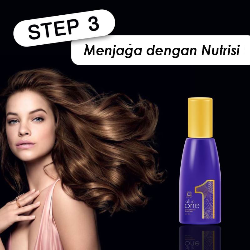 Lae Sa Luay Paket Lengkap 3 in 1 Hair Spa Shampoo Serum Keratin Treatment Original BPOM