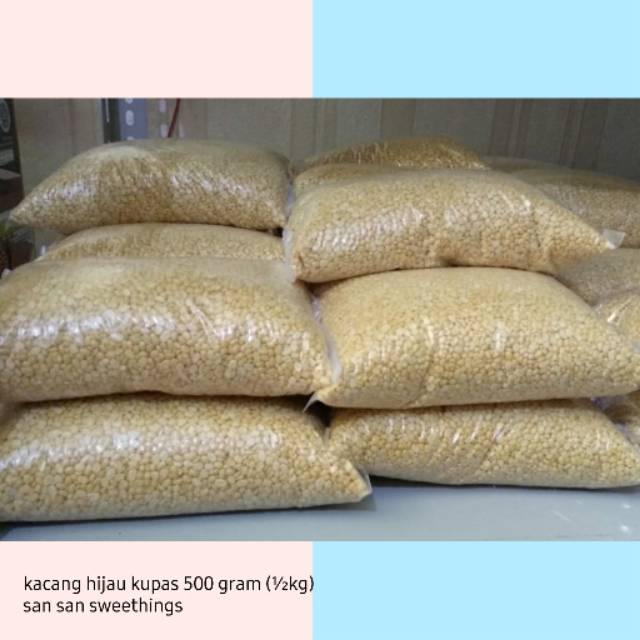 

Kacang Hijau Kupas 500 gram (½kg)