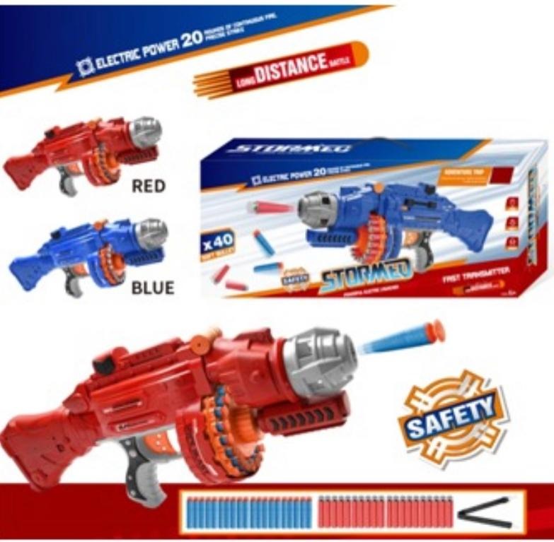 TCJ - PELURU BANYAK
MAINAN ANAK NERF SOFT BULLET GUN STORMED SENJATA ELECTRIC POWER ISI 40 PELURU