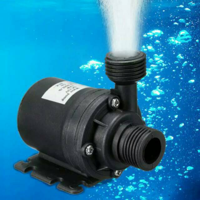 Pompa 800L/H Air Mini Celup DC Submersible Brushless 12V DC 22W 5m Aquarium Hidroponik