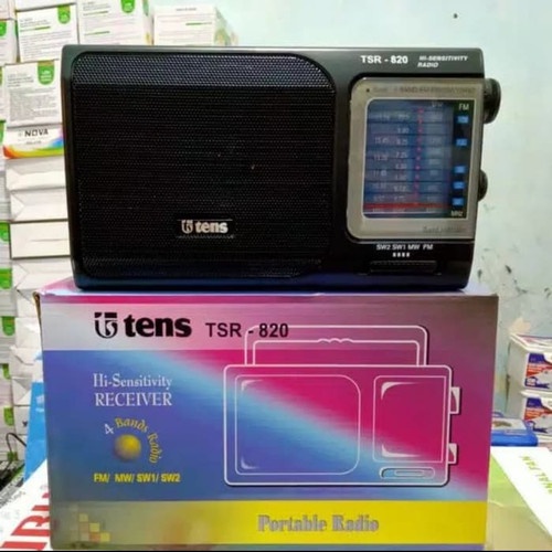 radio tens 820 fortable radio fm mw sw1-2 original