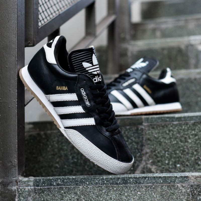 ADIDAS SAMBA SUPER BLACK WHITE GUM