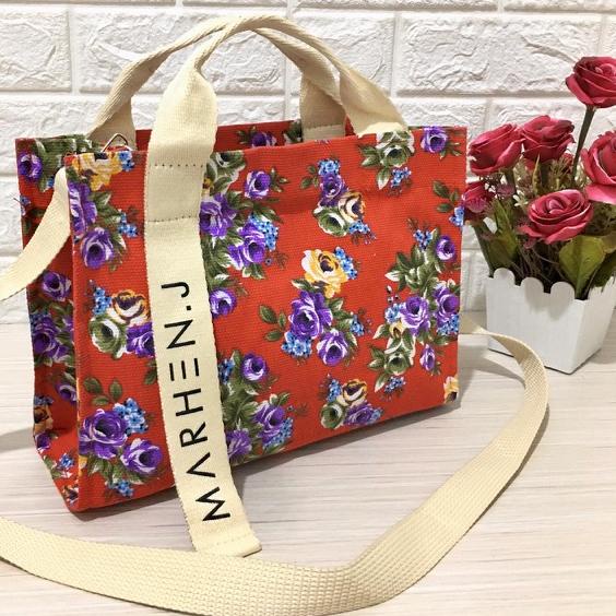 ❝Super。promo❞ best seller tas wanita MARHEN.J KOREA FLORA SELEMPANG MEWAH SLING BAG import batam ...