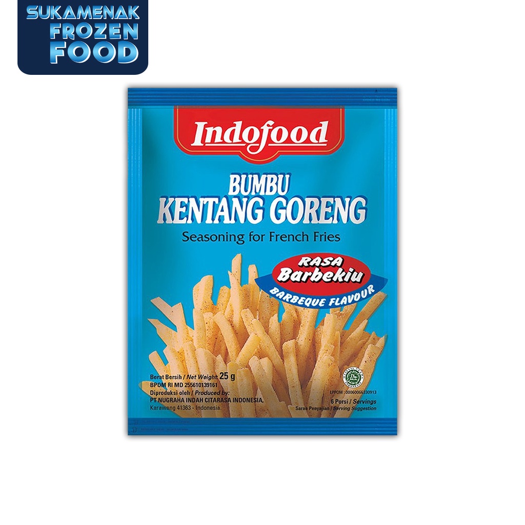 

INDOFOOD Bumbu Kentang Goreng Barbeque 25gr