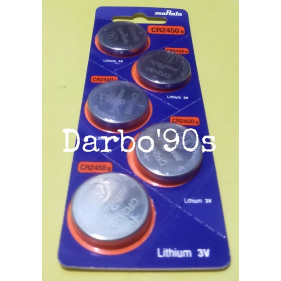 BATERAI BATRE BATRAI BATTERY MURATA CR2450 MURATA 2450 ORIGINAL