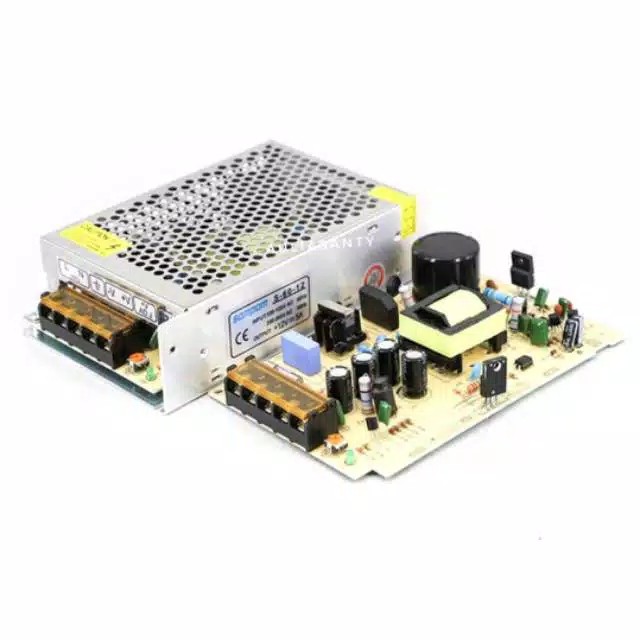 power supply 12v 5a murni 60w switching 5 amaper real kapasitas 60 watt for cct