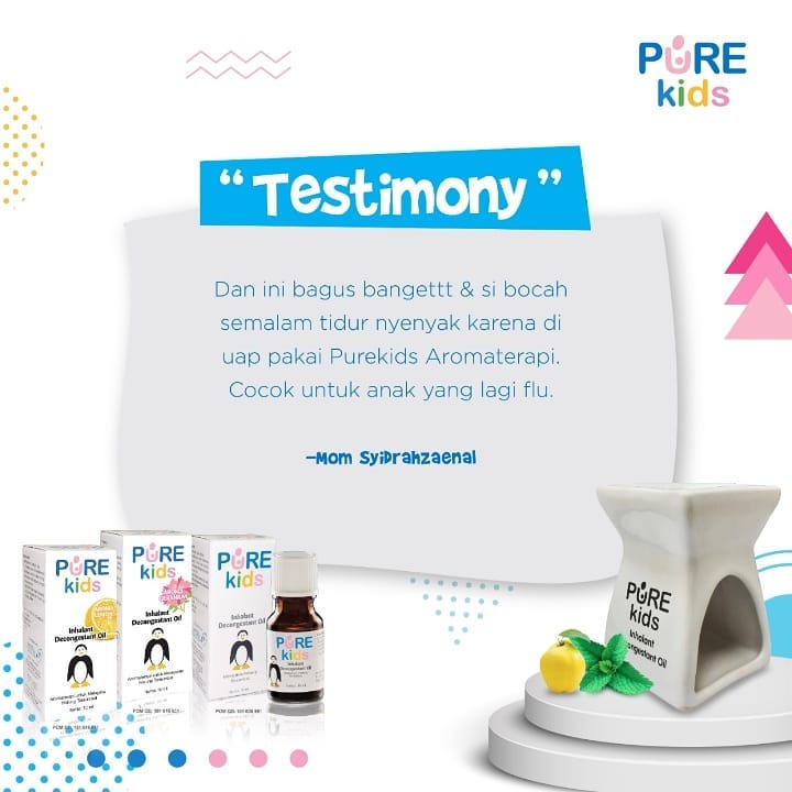 Pure Kids Inhalant Decongestant Oil 10ml Obat Pilek Bayi Baru Lahir Aroma Terapi Bayi Batuk Pilek Pereda Hidung Tersumbat Bayi Pengencer Lendir Bayi Pereda Pilek Untuk Bayi Obat Flu Bayi Dekongestan Hidung Tersumbat Difuser Aromatherapy Untuk Bayi-5