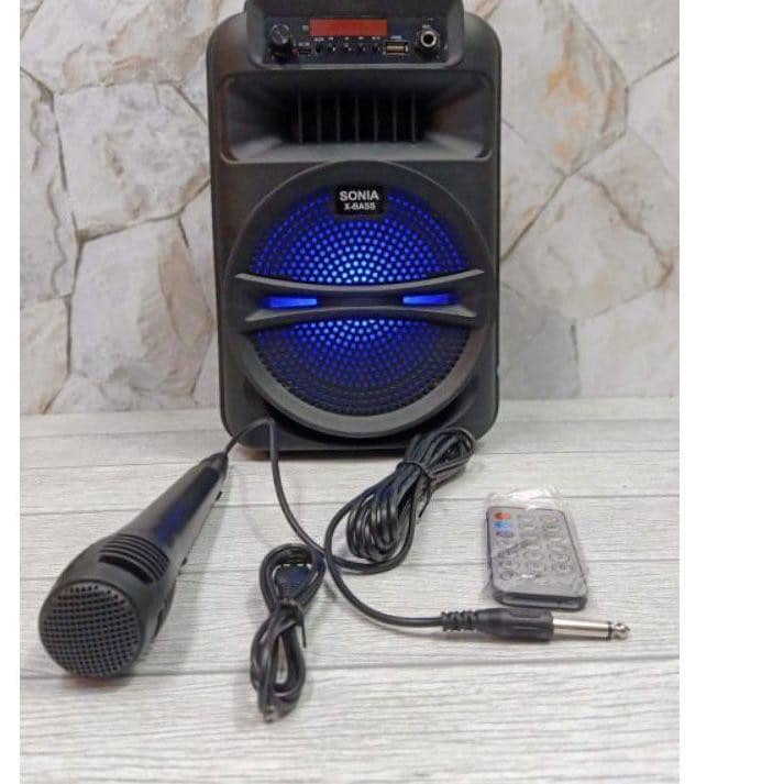 Speaker Bluetooth Sonia SN-850 / SN 900 ORIGINAL FREE MIKROFON &amp; REMOTE