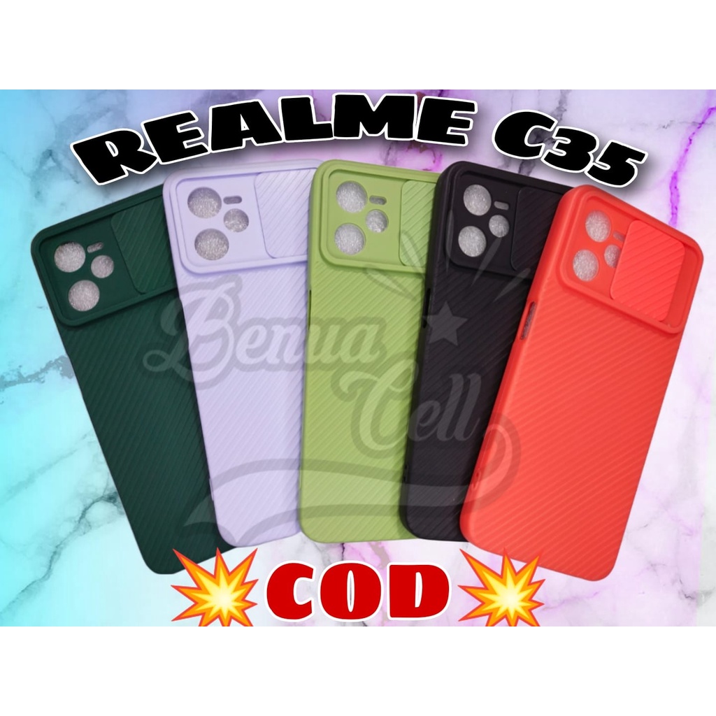 REALME C35 SOFTCASE SLIDING KAMERA CASE SLIDE CAMERA REALME C35 - BC