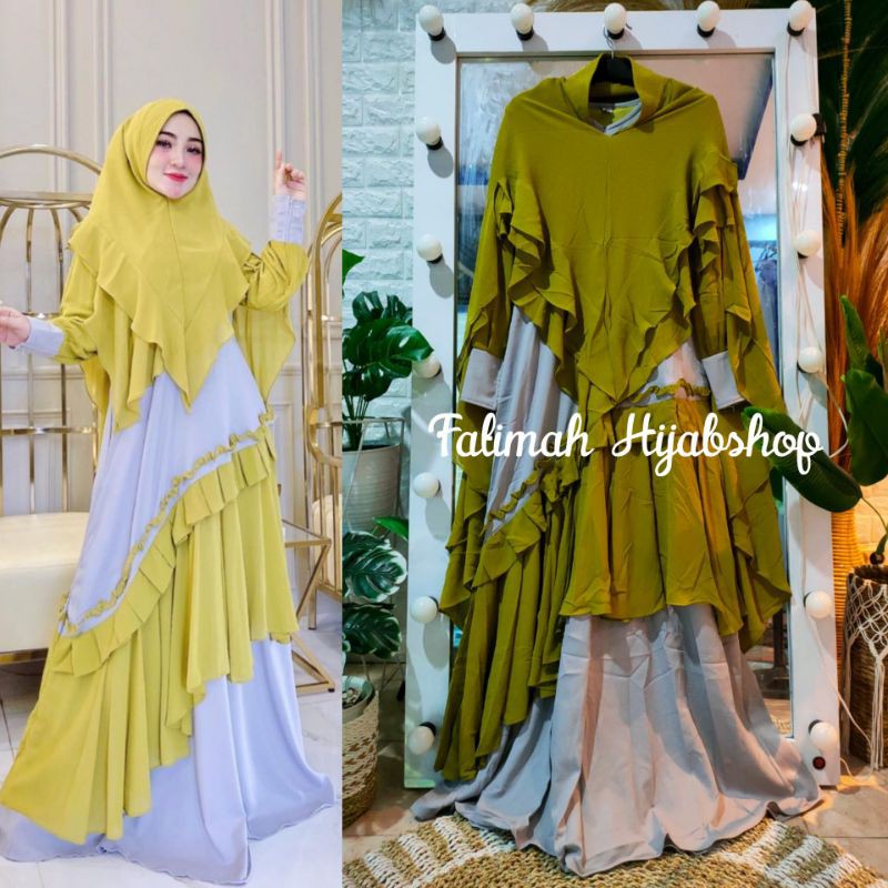 NEW COLECTION KOLEKSI SET SYARI MEWAH ORI SHELLASAUKIA AGEN GRESIK