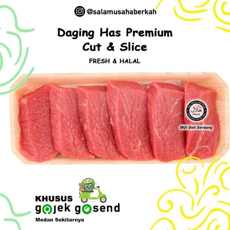 

Sirloin Tenderloin Fresh Daging Sapi Has Segar Halal Premium Cut