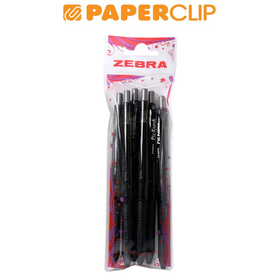 

BALLPOINT ZEBRA PICKNOCK 07 ISI 6 BLACK