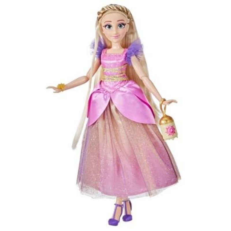 ori original hasbro disney style series princess rapunzel doll tangled contemporary 10 figure barbie boneka mainan anak perempuan cewek hadiah kado ultah ulang tahun gift toys putri dress gown girl toy dolls