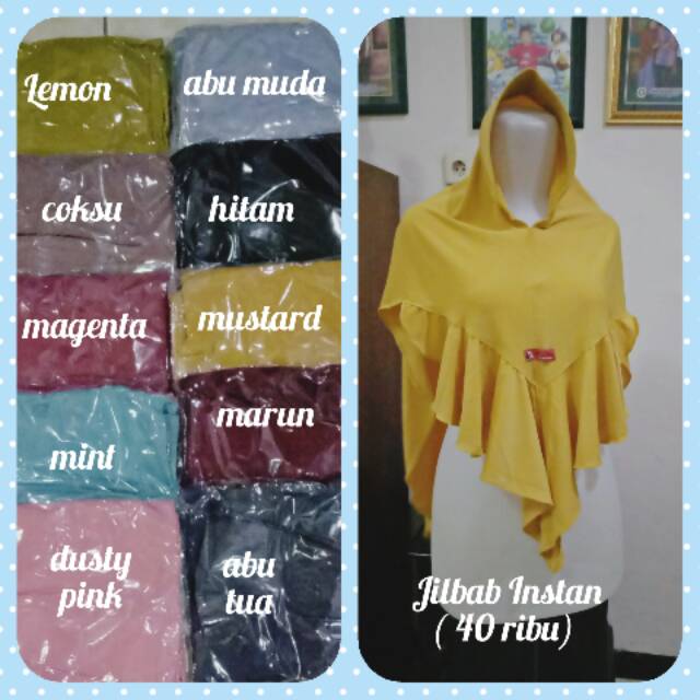 Jilbab Instan Jersey Rempel