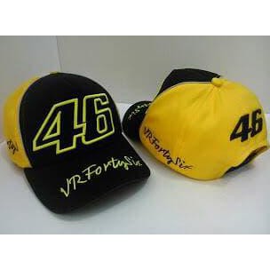 Yuk Di Order Kakak Topi Motogp 46 Vrfourtysix Hitam Valentino Rossi Kombinasi Kuning Terlaris